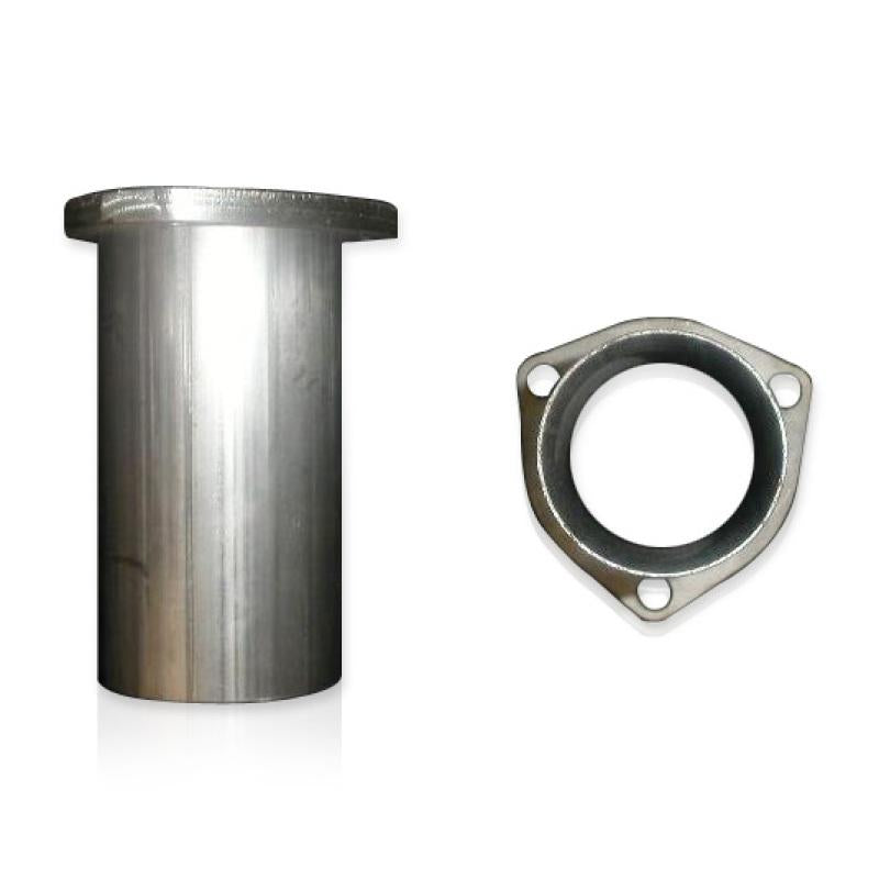 Stainless Works Collector Adapter 3-Bolt 3in OD Tubing 2-1/4in OD Outlet HCA32.25 Main Image