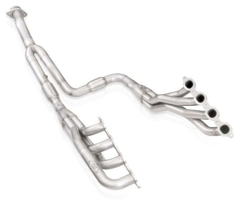 Stainless Works 2020-21 Silverado HD 6.6L 1-7/8in Long Tube Header Kit Factory Connect CT220HSTCATY