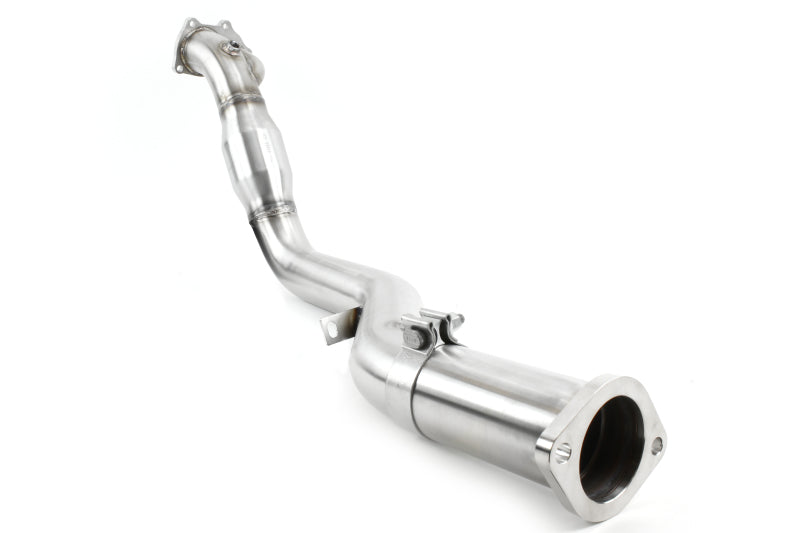 Perrin 02-14 Subaru WRX / 04-21 STI (EJ) 304SS 3in. Down Pipe w/Cat (Slip Fit Rear/Divorced WG) PSP-EXT-210 *Discontinued