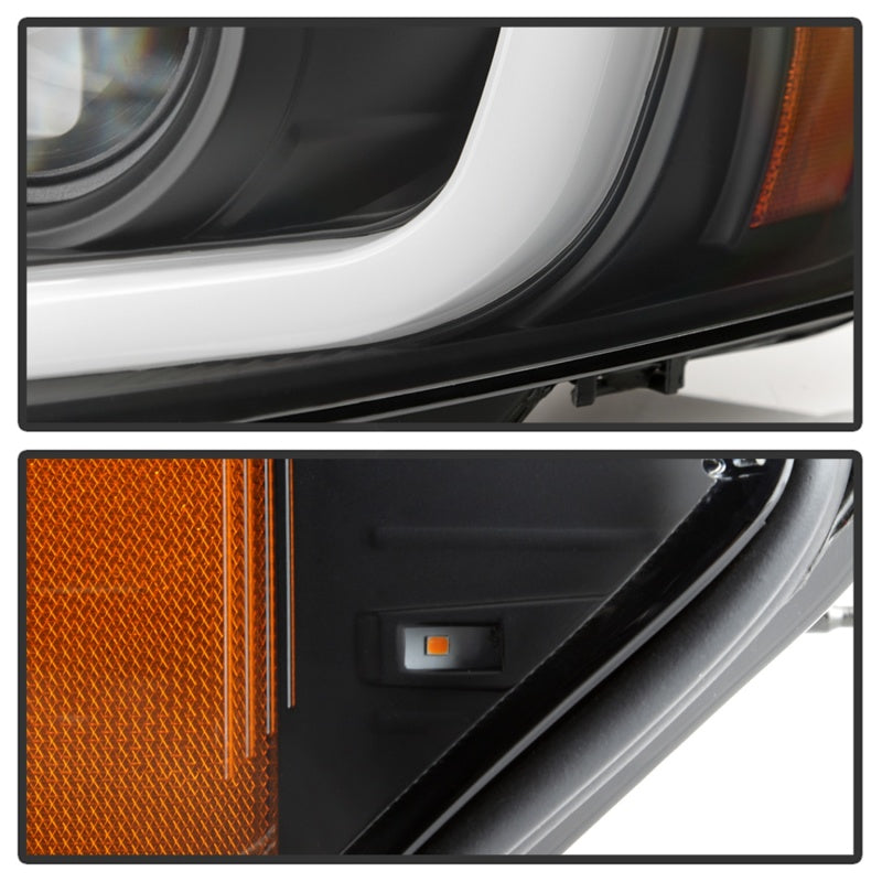 Spyder 06-13 Chevy Impala / 06-07 Chevy Monte Carlo Projector Headlights - Light Bar - Black 5086679