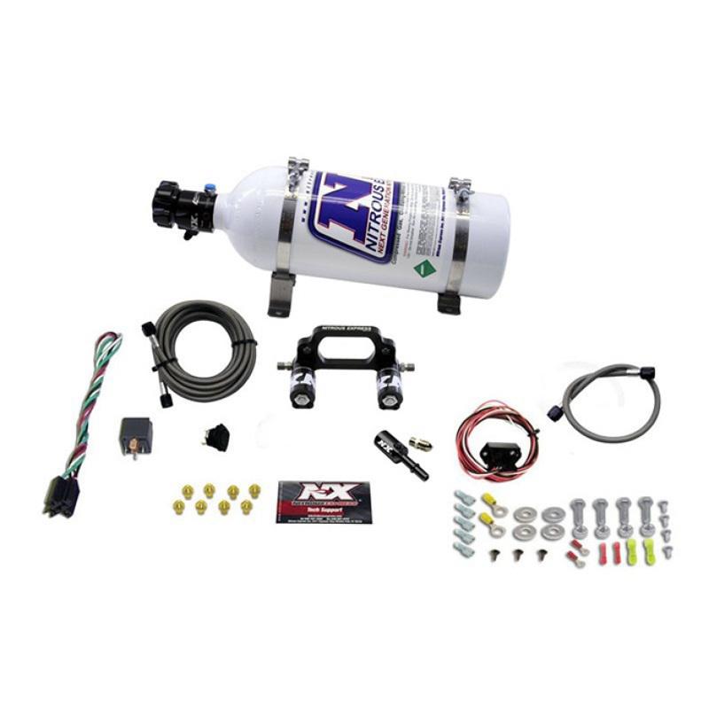 Nitrous Express Polaris RZR 800cc Nitrous Plate Kit w/5.0lb Bottle 67000-05P Main Image