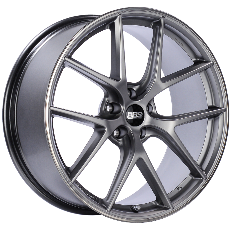 BBS CI-R 20x9 5x120 ET25 Platinum Silver Polished Rim Protector Wheel -82mm PFS/Clip Required CI0202PSPO Main Image