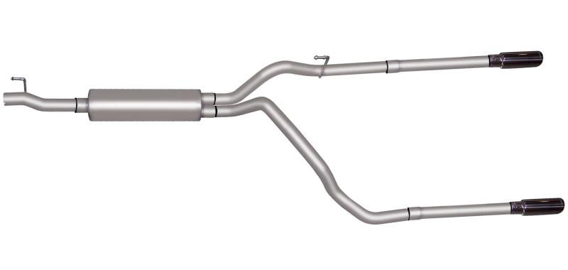 Gibson 2003 Dodge Ram 1500 Laramie 5.7L 2.5in Cat-Back Dual Split Exhaust - Aluminized 6515 Main Image