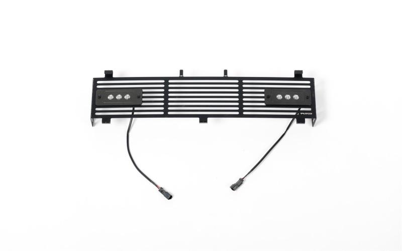 Putco 11-16 Ford SuperDuty - SS Black Bar Design w/ Qty 2 - 6in Light bars Bumper Grille Inserts 87165L-2 Main Image