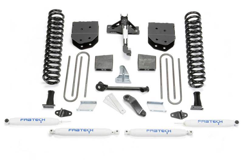 Fabtech 11-13 Ford F450/550 4WD 10 Lug 6in Basic System w/Perf. Shocks K2155 Main Image