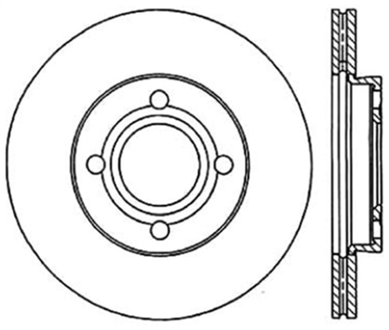 StopTech StopTech Sport Slotted Rotor - Front Right 126.33018SR Main Image