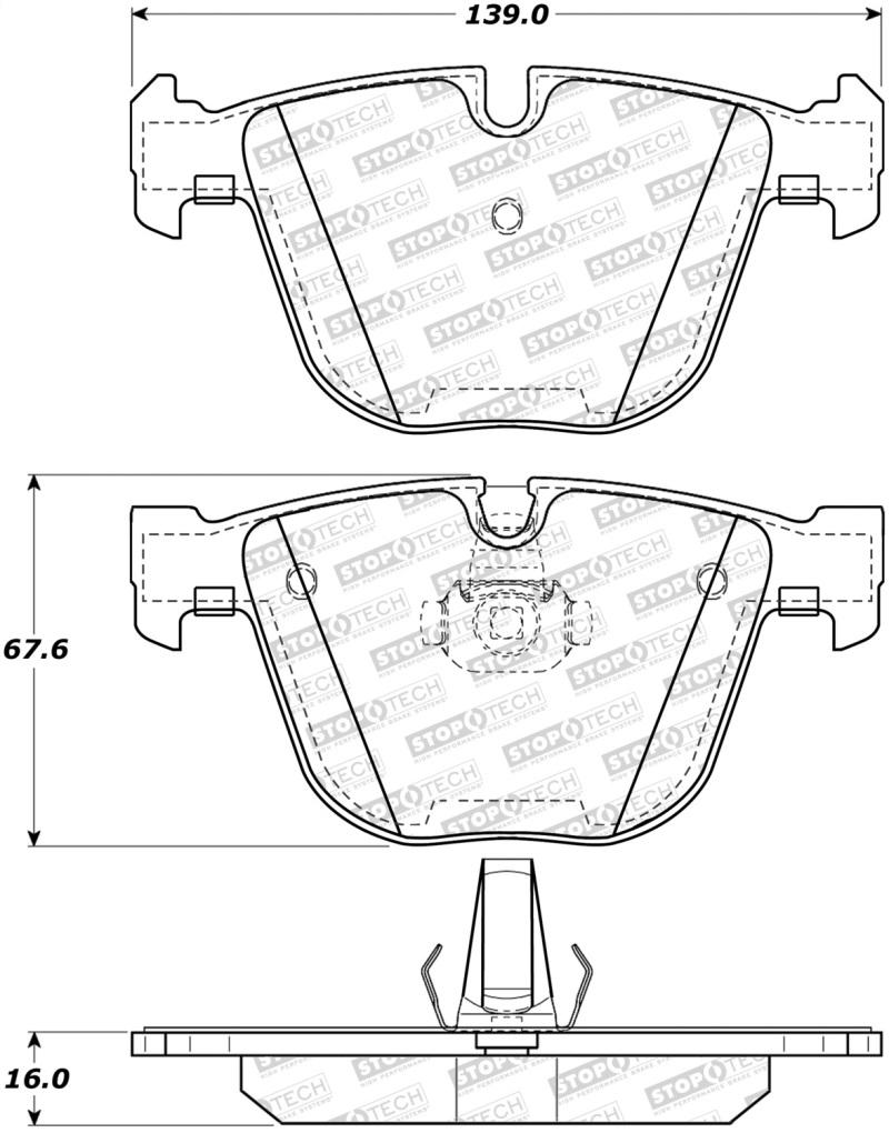 StopTech Street Brake Pads 308.09193 Main Image