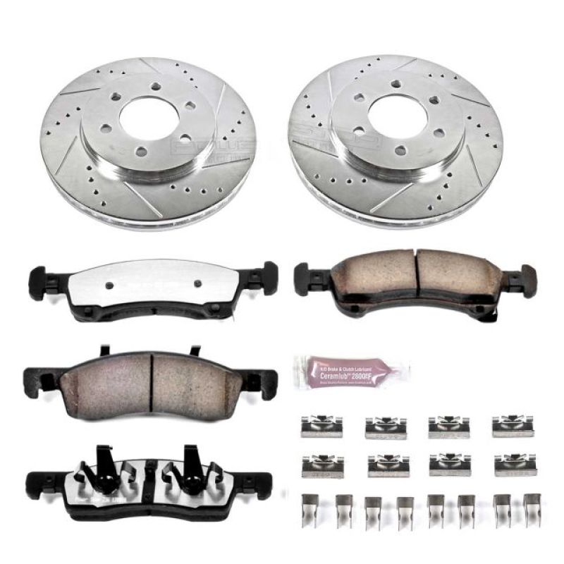 PowerStop PSB Z36 Truck & Tow Kit Brakes, Rotors & Pads Brake Kits - Performance D&S main image