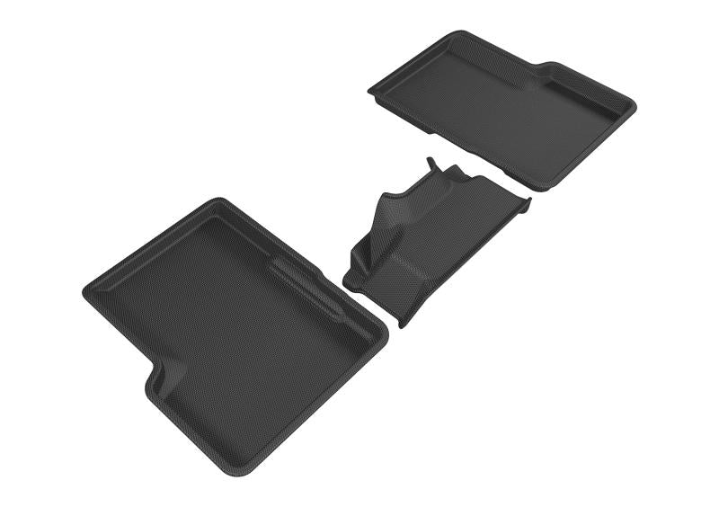 3D MAXpider 2015-2020 Jeep Renegade Kagu 2nd Row Floormats - Black L1JP01321509 Main Image