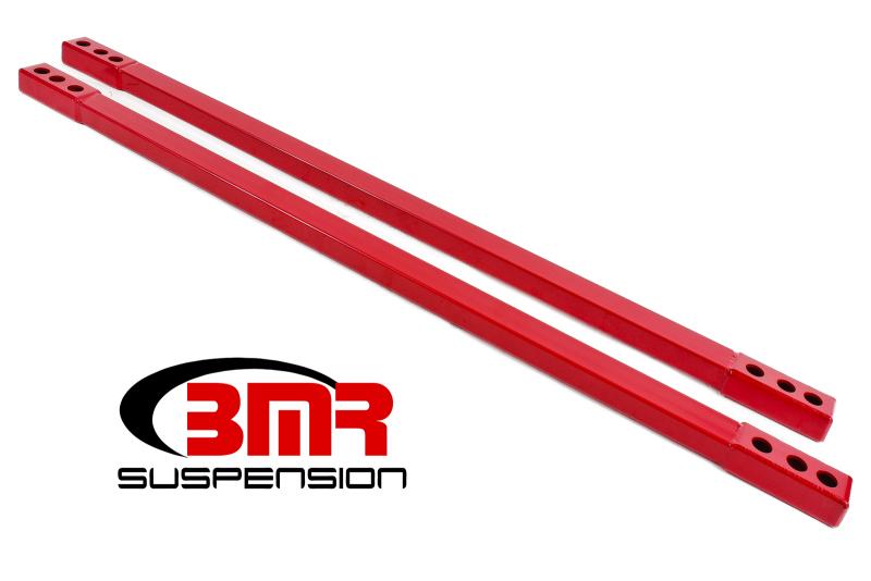 BMR 15-17 S550 Mustang Chassis Jacking Rails - Red CJR001R Main Image