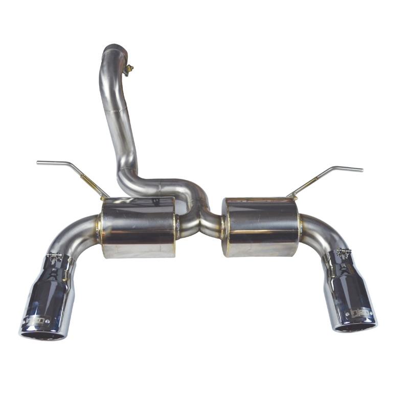 Injen 18-20 Jeep Wrangler JL L4-2.0L Turbo / V6-3.6L SS Axle-back Exhaust - Polished SES5005P Main Image