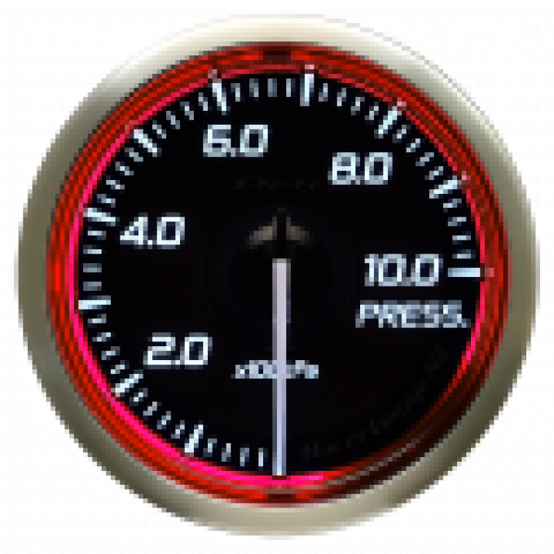 DEFI Racer Pressure Gauge N2 52mm SI 1000KPA Red DF16203