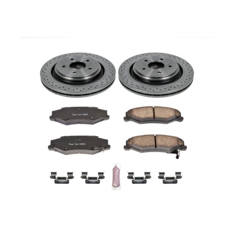 PowerStop PSB Autospecialty Kit Brakes, Rotors & Pads Brake Kits - OE main image