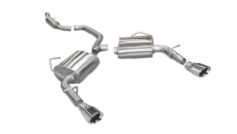 Corsa 11-13 Chrysler 200/Dodge Avenger V6 Polished Sport Cat-Back Exhaust 14413 Main Image