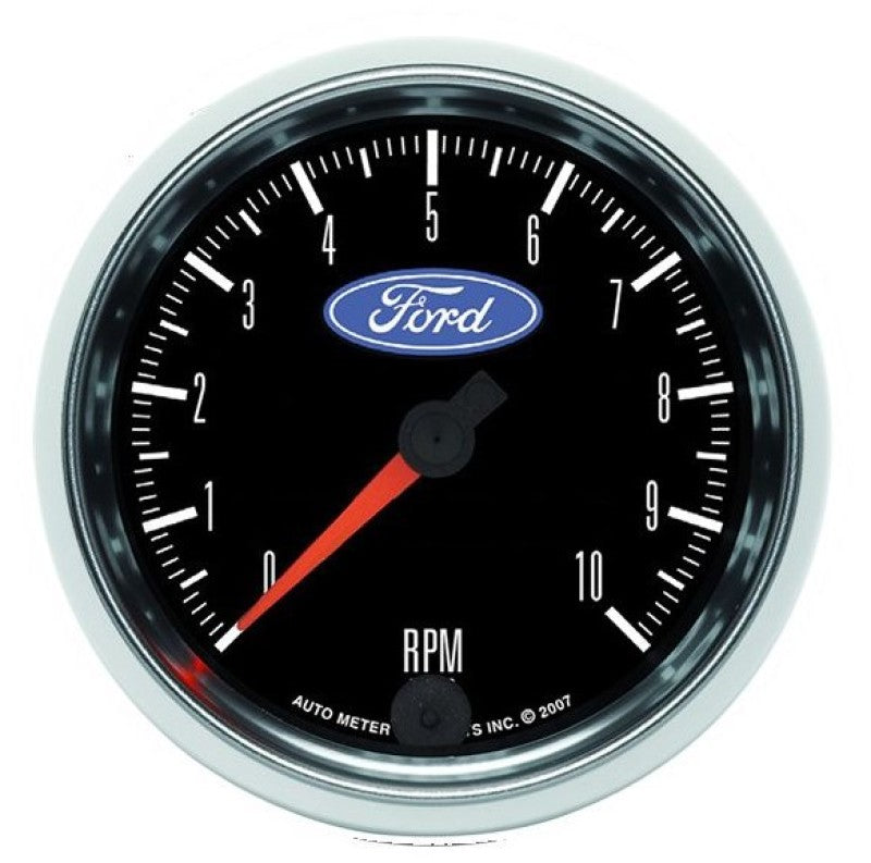 Autometer Ford 3-3/8in. 10K RPM In-Dash Tachometer Gauge 880826