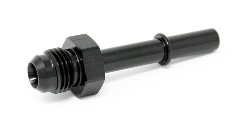 Torque Solution Push-On EFI Adapter Fitting: 5/16in SAE to -6AN Male Flare TS-FTG-005 Main Image