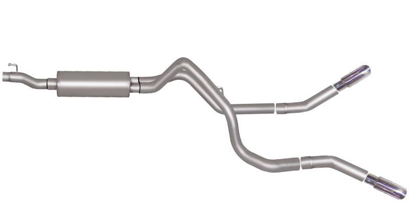 Gibson 06-08 Dodge Ram 1500 Laramie 5.7L 2.5in Cat-Back Dual Extreme Exhaust - Stainless 66550 Main Image