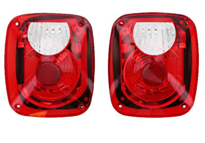 Rampage 1976-1983 Jeep CJ5 Taillight Conversion Kit - Brite 5307