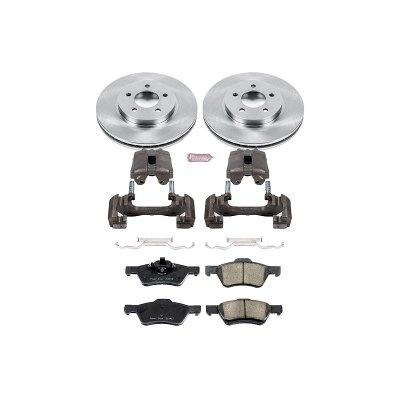 PowerStop PSB Autospecialty Kit w/Cals Brakes, Rotors & Pads Brake Kits - OE main image