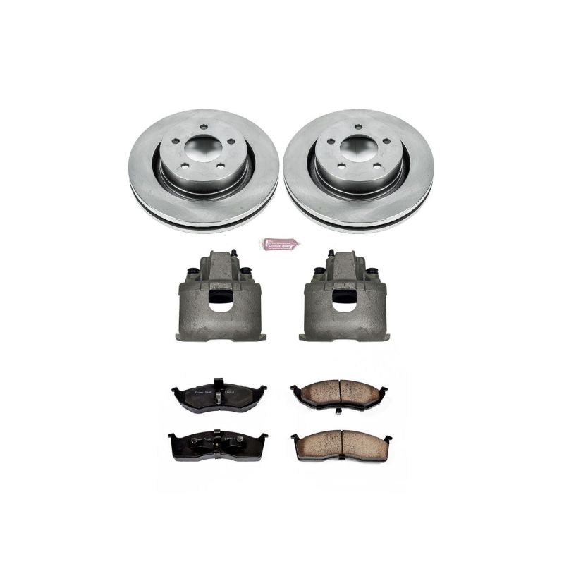 PowerStop PSB Autospecialty Kit w/Cals Brakes, Rotors & Pads Brake Kits - OE main image