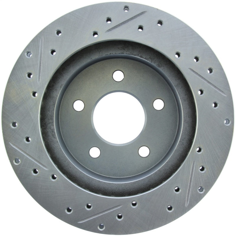 StopTech Select Sport 82-87 Lincoln Continental Sport Slotted & Drilled Left Rear Brake Rotor 227.61021L