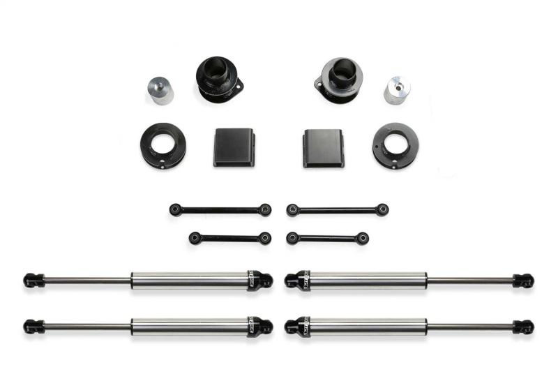 Fabtech 2020 Jeep Gladiator JT 6 Cyl 4WD 3in Spacer System w/DL Shocks K4157DL Main Image