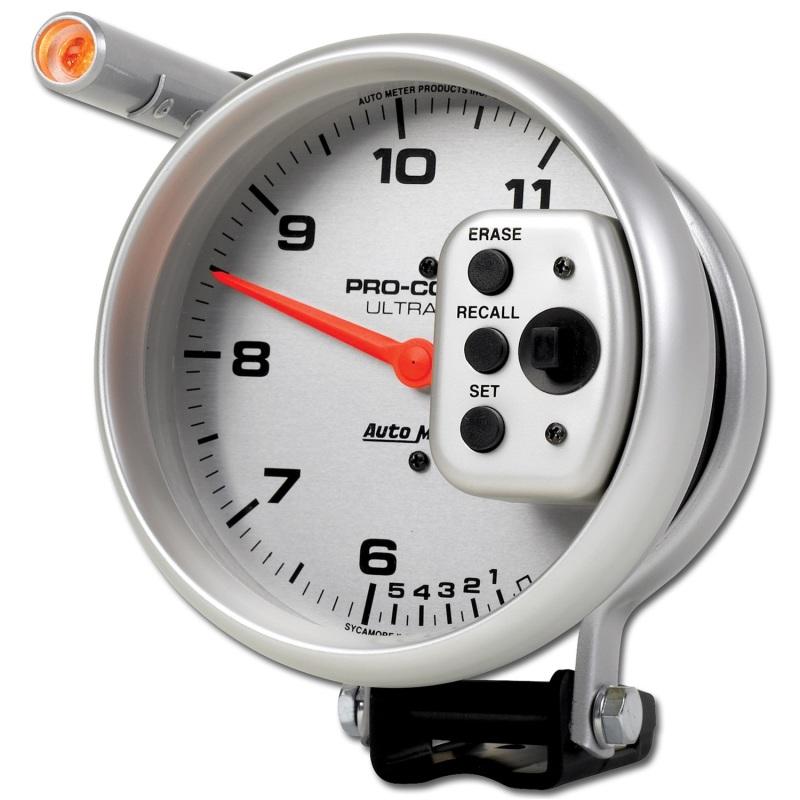 Autometer Ultra-Lite 5 inch 11000 RPM Dual Range w/ Shift-Lite and Memory Tach 6855 Main Image