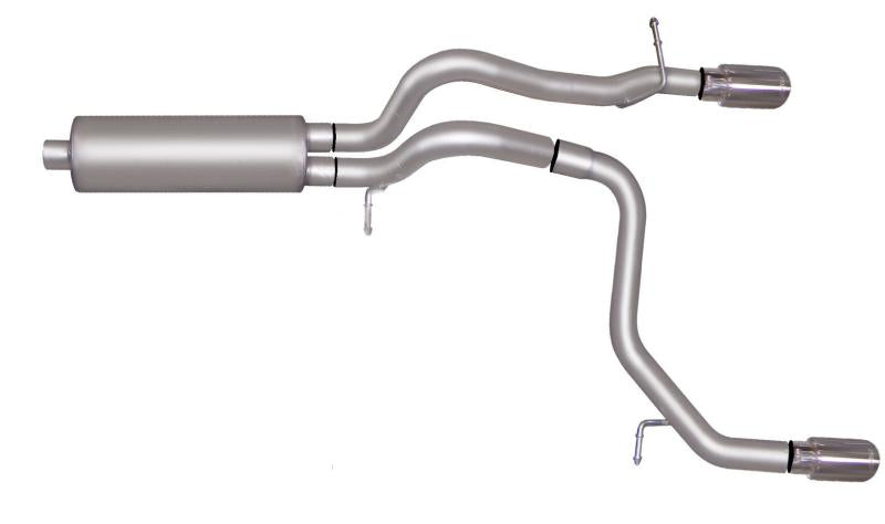 Gibson 08-10 Hummer H3 Alpha 5.3L 2.5in Cat-Back Dual Split Exhaust - Stainless 612701 Main Image