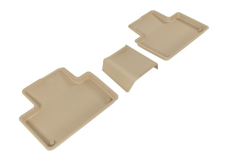 3D MAXpider 2015-2019 Volvo XC90 Kagu 2nd Row Floormats - Tan L1VV02021502 Main Image