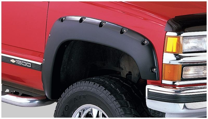 Bushwacker 88-99 Chevy C1500 Pocket Style Flares 2pc - Black 40061-02 Main Image