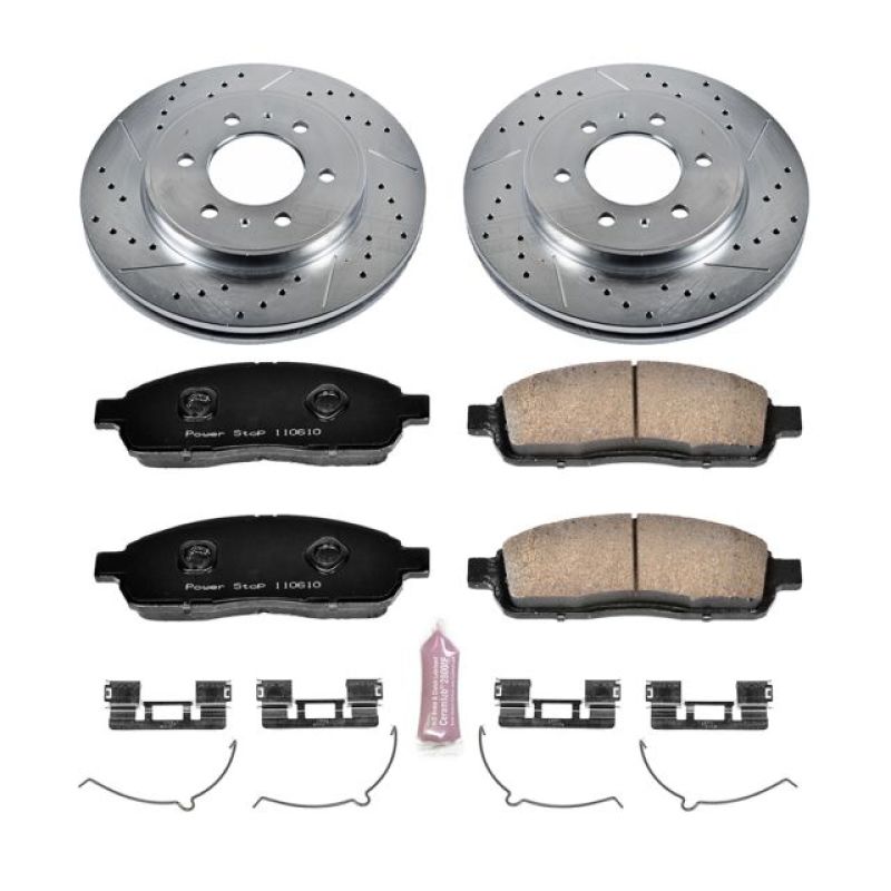 PowerStop PSB Z23 Evolution Kit Brakes, Rotors & Pads Brake Kits - Performance D&S main image