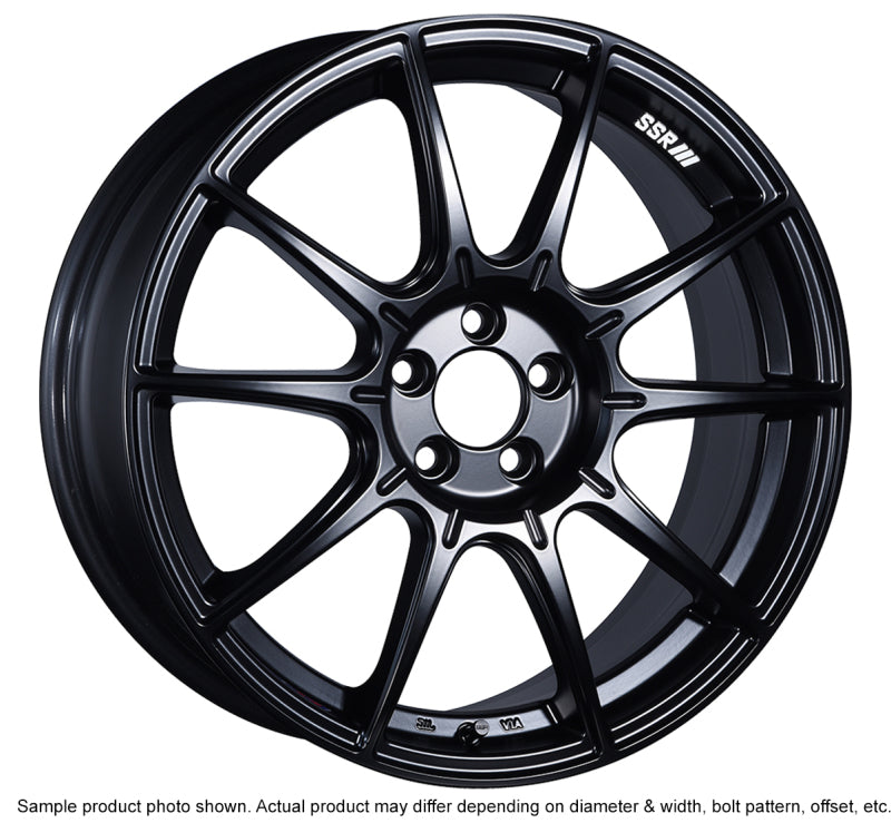 SSR GTX01 17x8 5x100 45mm Offset Flat Black Wheel XA17800+4505CMB