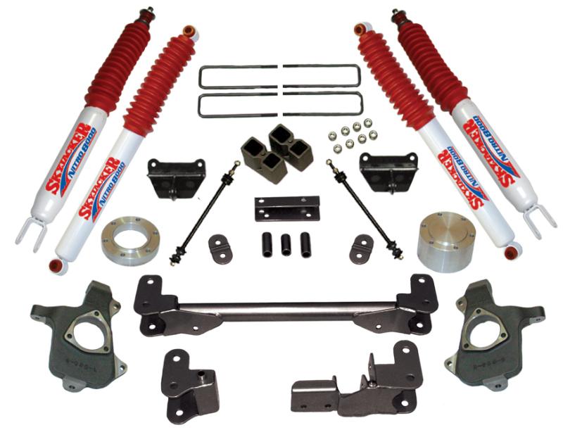 Skyjacker 2007-2007 Chevrolet Silverado 1500 Classic 4 Wheel Drive Suspension Lift Kit w/ Shock C9661PN Main Image