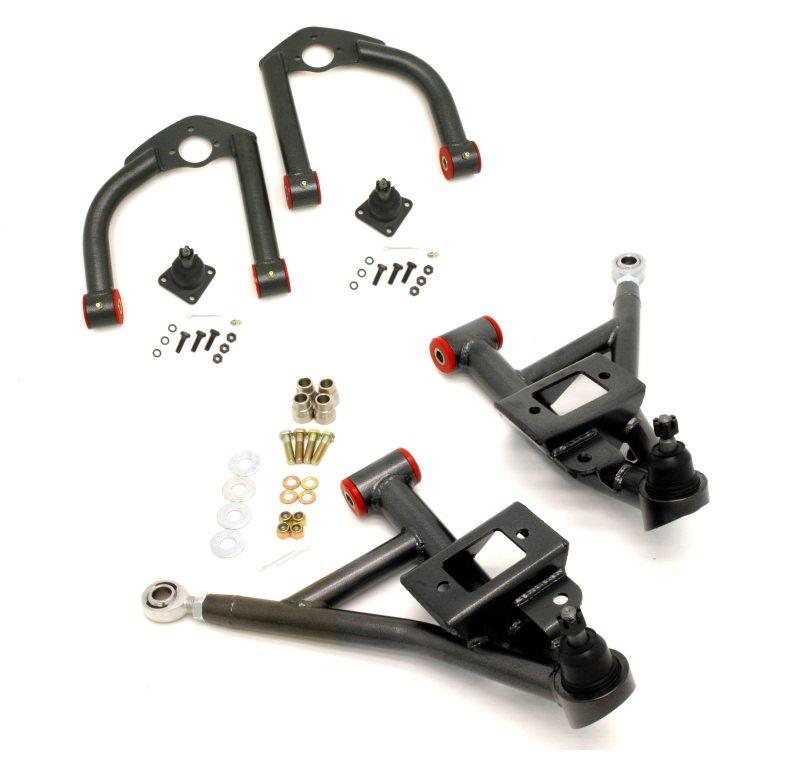 BMR 93-02 F-Body Upper And Lower A-Arm Kit - Black Hammertone AA032H Main Image