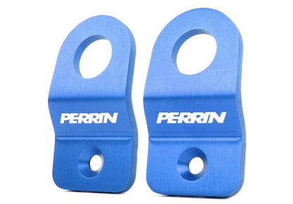 Perrin 08-21 Subaru WRX/STI Upper Radiator Bracket Set - Blue PSP-ENG-521BL *Discontinued