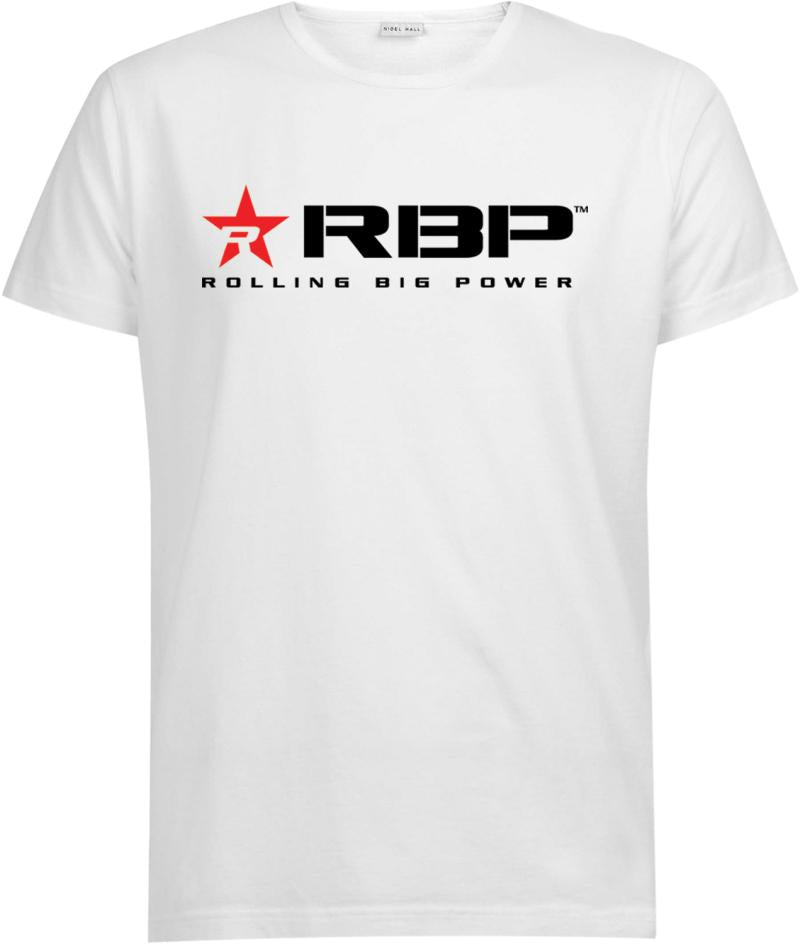 RBP Short Sleeve Tee - White w/Red Star - X-Large RBP-901W-XL Main Image