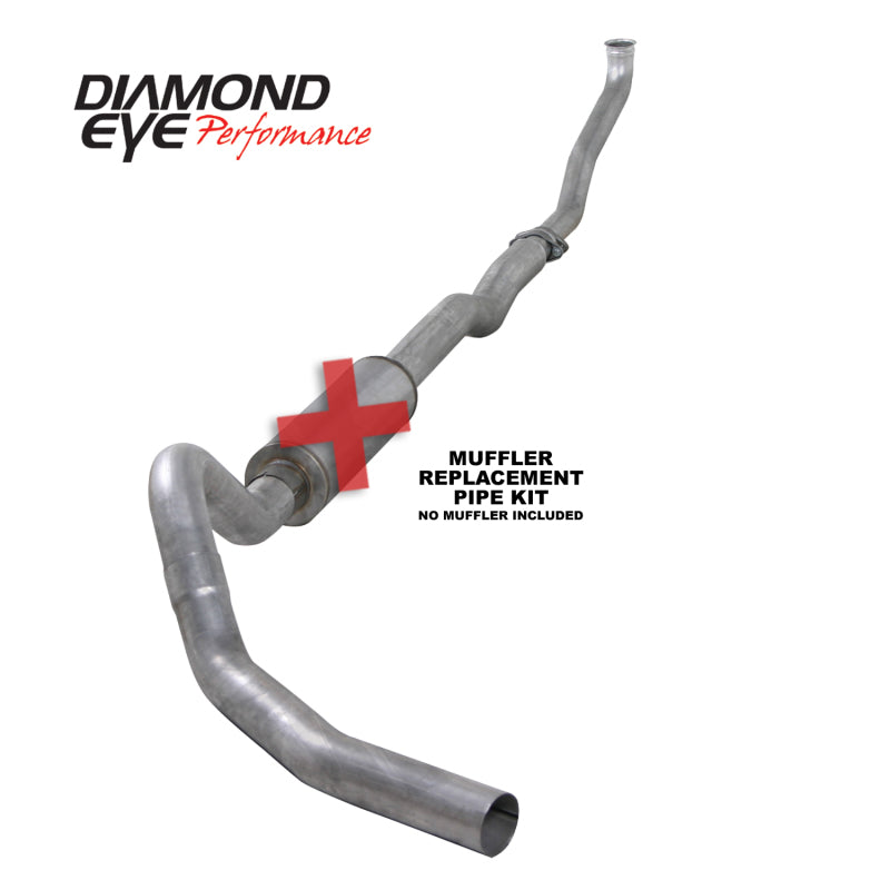 Diamond Eye Performance DEP Turbo Back Exhaust Kit AL Exhaust, Mufflers & Tips Turbo Back main image