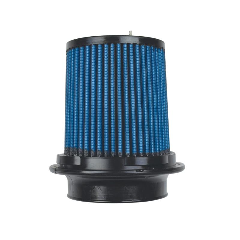 Injen NanoWeb Dry Air Filter- 5.5 Twis-Lok Base/ 3.5 Neck/ 4.0 Top w/Barb Fitting/ 6.5 Tall 55 Pleat X-1086-BB Main Image