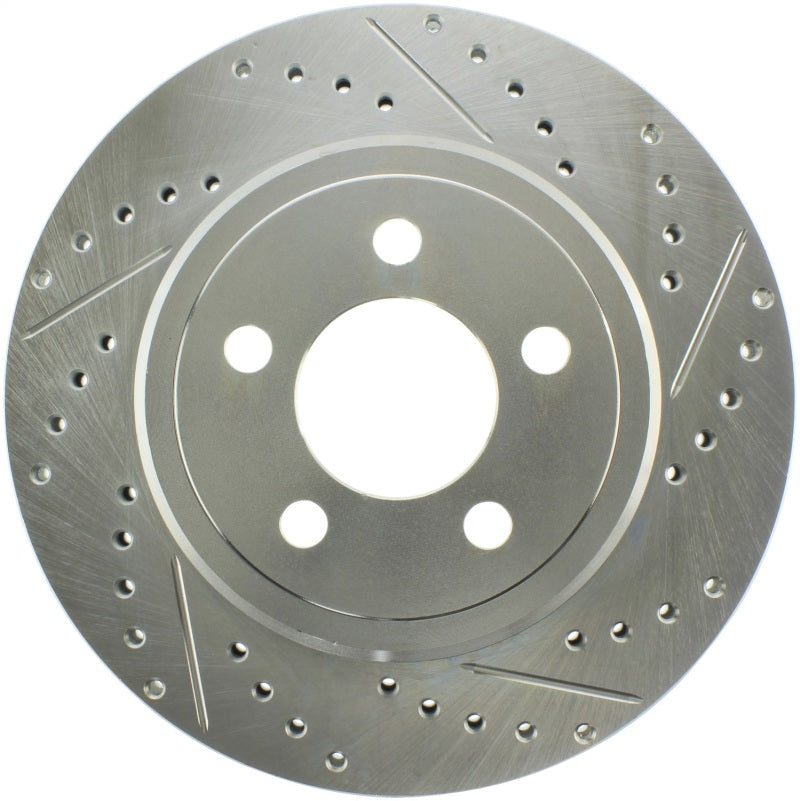 StopTech Select Sport 2011-2012 Dodge Challenger RT Drilled and Slotted Rear Left Brake Rotor 227.63062L