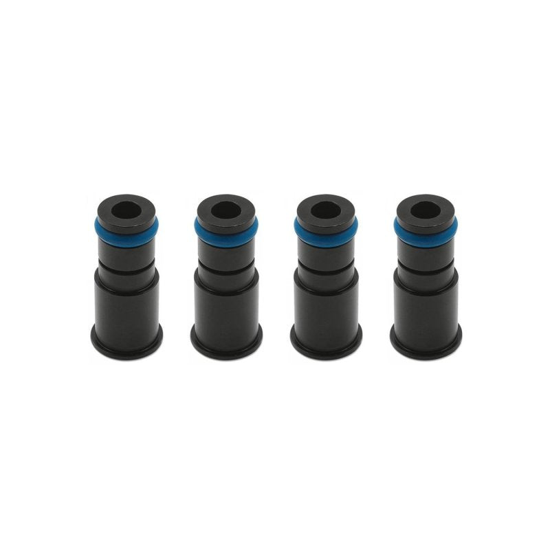 BLOX Racing 11mm Adapter Top (1in) w/Viton O-Ring & Retaining Clip (Set of 4) BXEF-AT-11L-4