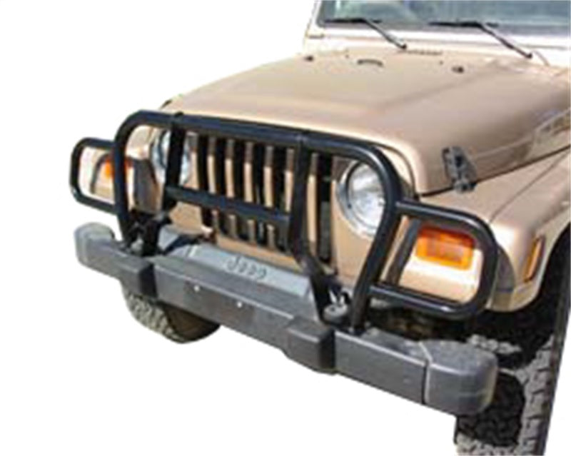 Rampage 1987-1995 Jeep Wrangler(YJ) Headlight Euro Grill Guard - Black 7659