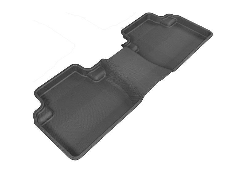 3D MAXpider 2007-2019 Mitsubishi Outlander Kagu 2nd Row Floormats - Black L1MT01021509