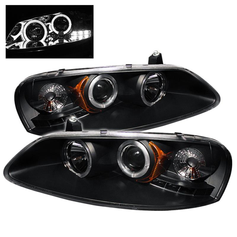 Spyder Chrysler Sebring 01-03 Projector Headlights LED Halo LED Blk PRO-YD-CSEB01-HL-BK 5009623 Main Image