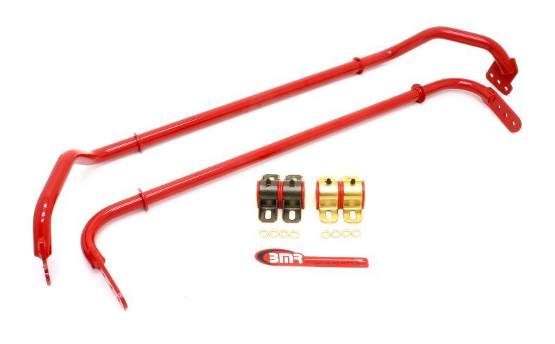 BMR 10-11 5th Gen Camaro Front & Rear Sway Bar Kit w/ Bushings - Red SB030R Main Image