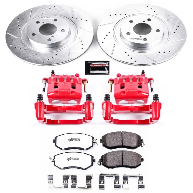 PowerStop PSB Z26 Street Kit w/Cals Brakes, Rotors & Pads Brake Kits - Performance D&S main image