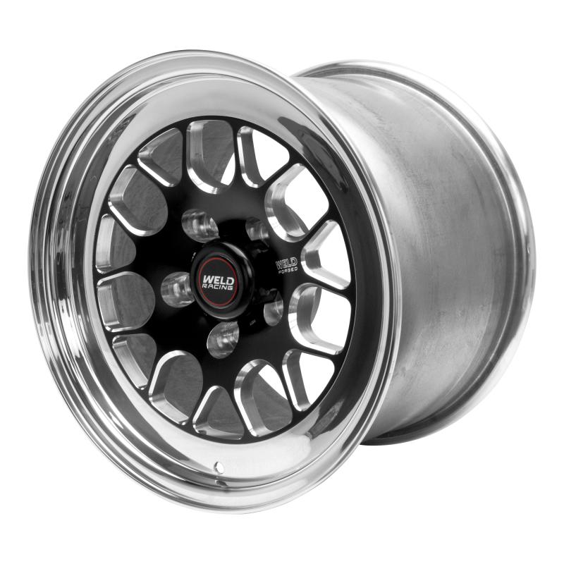 Weld S77 15x10.33 / 5x4.5 BP / 5.5in. BS Black Wheel (Medium Pad) - Non-Beadlock 77MB-510A55A Main Image