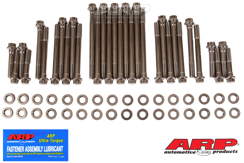 ARP Big Block Chevy With Brodix Aluminum Heads 12pt Head Bolt Kit - Stainless Steel 435-3702