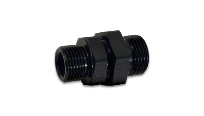 Vibrant -12 x -10 ORB Male to Male Union Adapter - Anodized Black 16985