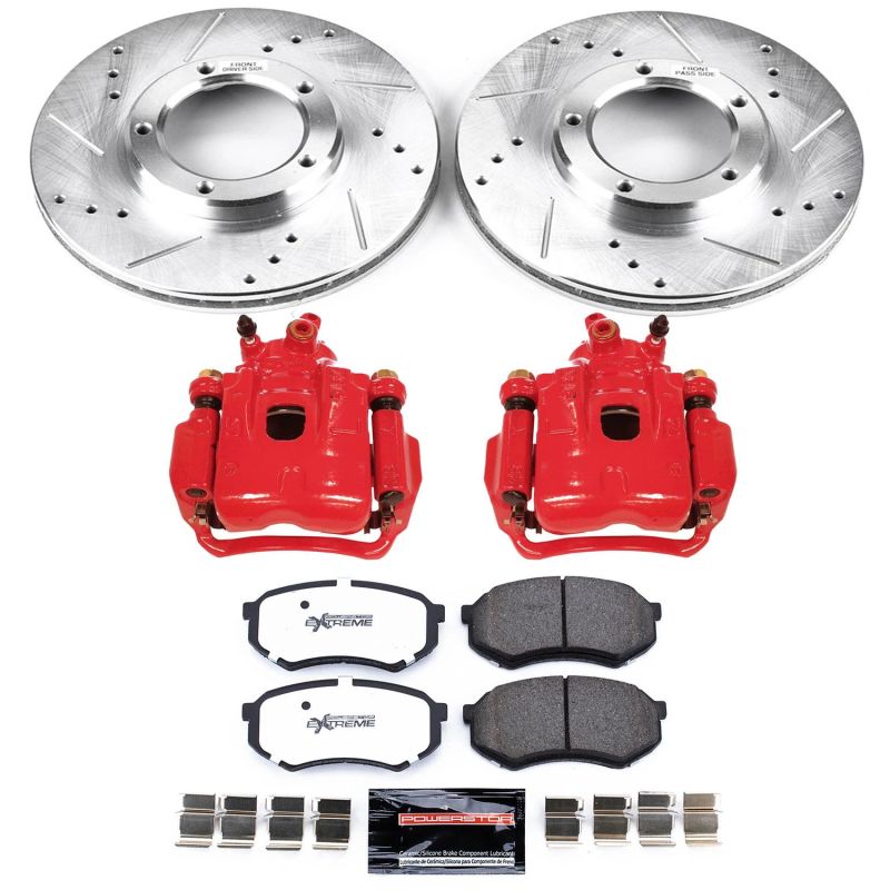 PowerStop PSB Z36 Truck & Tow Kit w/Cals Brakes, Rotors & Pads Brake Kits - Performance D&S main image