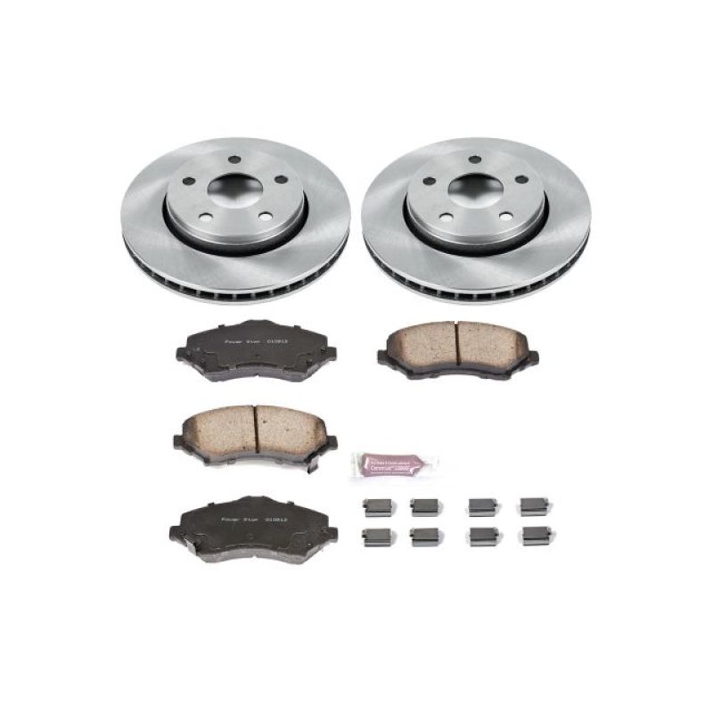 PowerStop PSB Autospecialty Kit Brakes, Rotors & Pads Brake Kits - OE main image